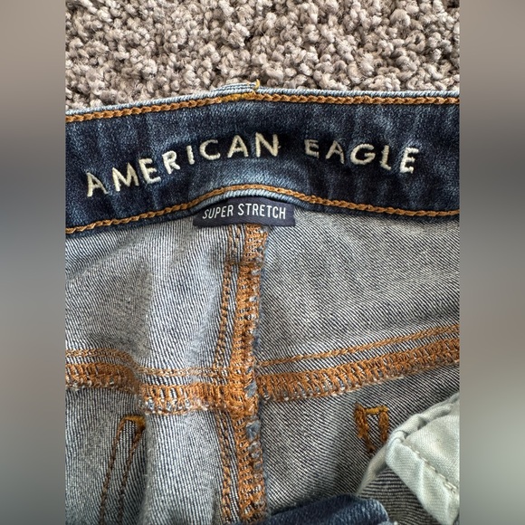 American Eagle Outfitters Super Stretch Denim Jegging Size 6 X-Short Preowned - Picture 4 of 10
